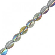 Czech Pinch beads Perlen 5x3mm Crystal vitrail 00030/28101